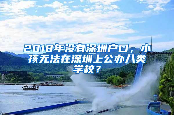 2018年没有深圳户口，小孩无法在深圳上公办八类学校？