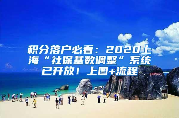 积分落户必看：2020上海“社保基数调整”系统已开放！上图+流程