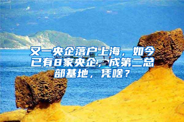 又一央企落户上海，如今已有8家央企，成第二总部基地，凭啥？