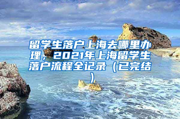 留学生落户上海去哪里办理，2021年上海留学生落户流程全记录（已完结）