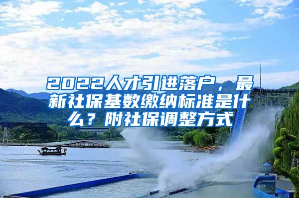 2022人才引进落户，最新社保基数缴纳标准是什么？附社保调整方式