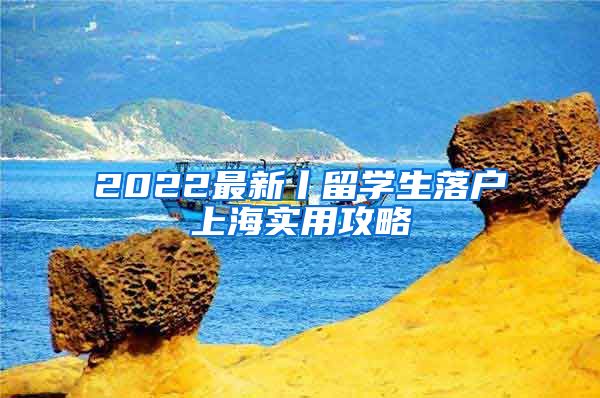 2022最新丨留学生落户上海实用攻略