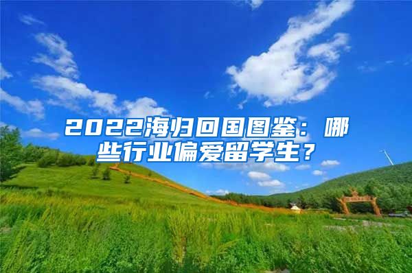 2022海归回国图鉴：哪些行业偏爱留学生？