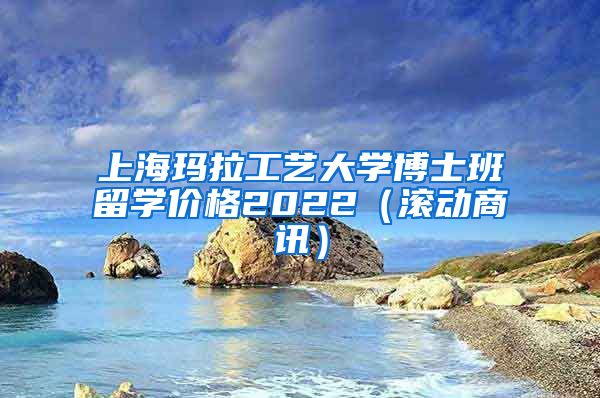 上海玛拉工艺大学博士班留学价格2022（滚动商讯）