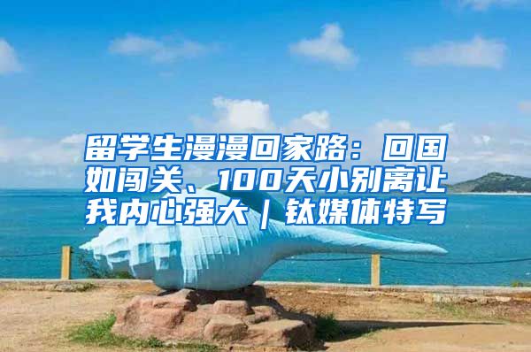 留学生漫漫回家路：回国如闯关、100天小别离让我内心强大｜钛媒体特写