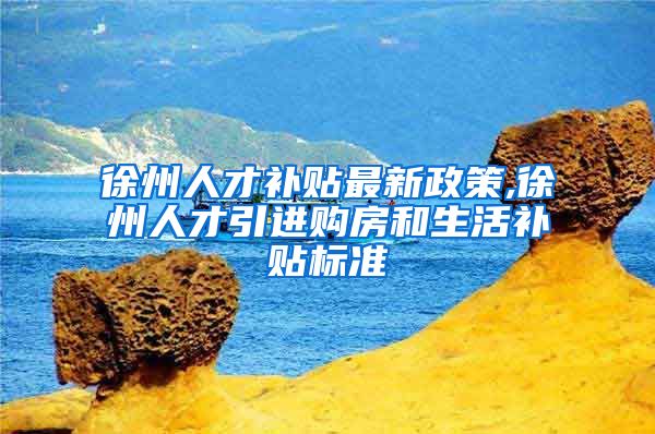 徐州人才补贴最新政策,徐州人才引进购房和生活补贴标准