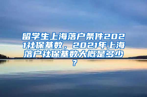 留学生上海落户条件2021社保基数，2021年上海落户社保基数大概是多少？