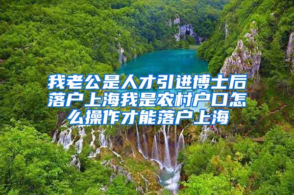 我老公是人才引进博士后落户上海我是农村户口怎么操作才能落户上海