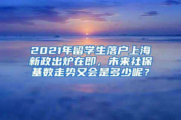 2021年留学生落户上海新政出炉在即，未来社保基数走势又会是多少呢？