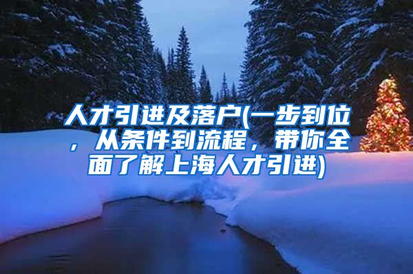 人才引进及落户(一步到位，从条件到流程，带你全面了解上海人才引进)