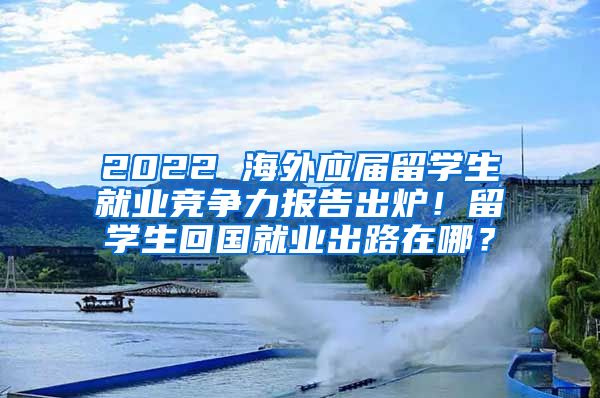 2022 海外应届留学生就业竞争力报告出炉！留学生回国就业出路在哪？