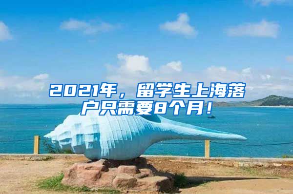 2021年，留学生上海落户只需要8个月！