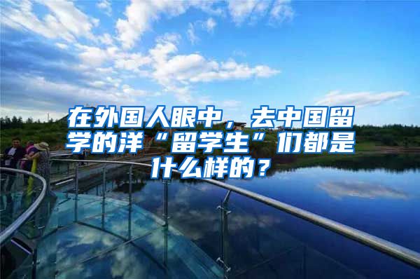 在外国人眼中，去中国留学的洋“留学生”们都是什么样的？