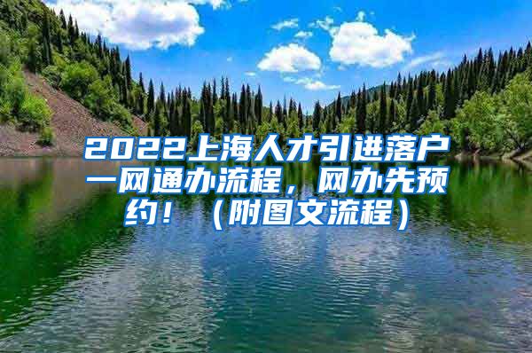 2022上海人才引进落户一网通办流程，网办先预约！（附图文流程）