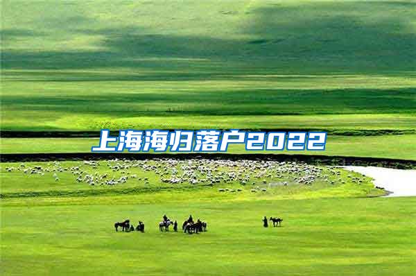 上海海归落户2022