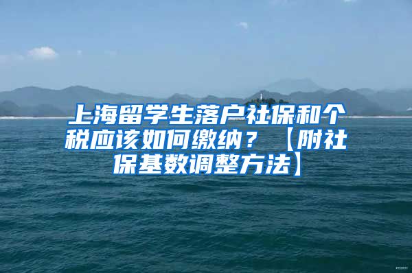 上海留学生落户社保和个税应该如何缴纳？【附社保基数调整方法】