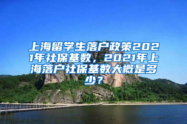 上海留学生落户政策2021年社保基数，2021年上海落户社保基数大概是多少？