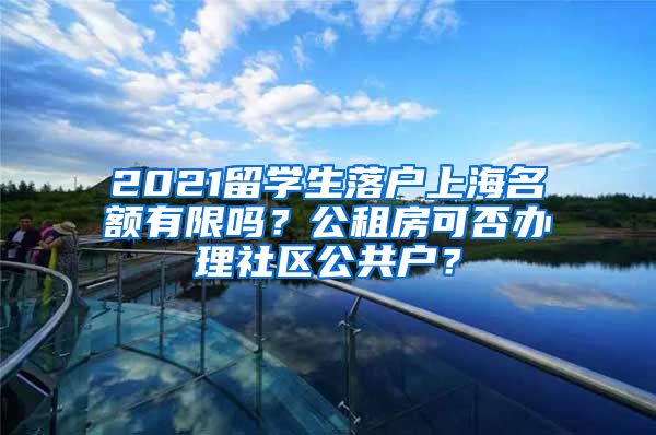 2021留学生落户上海名额有限吗？公租房可否办理社区公共户？