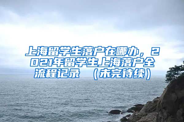 上海留学生落户在哪办，2021年留学生上海落户全流程记录 （未完待续）