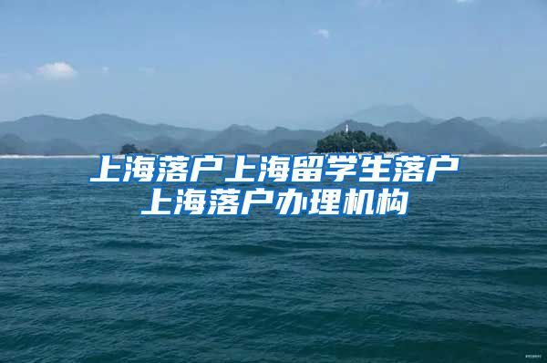 上海落户上海留学生落户上海落户办理机构