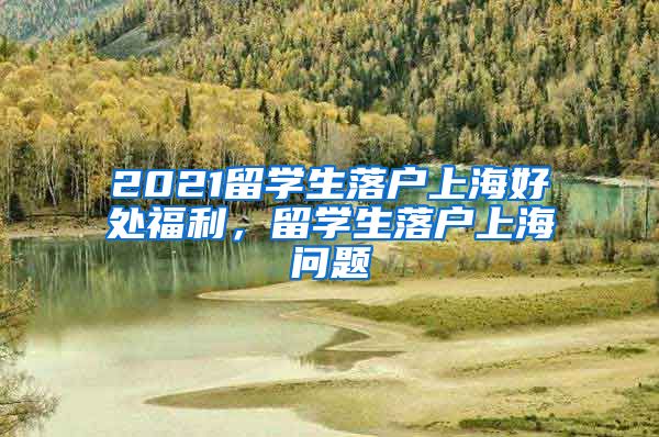 2021留学生落户上海好处福利，留学生落户上海问题