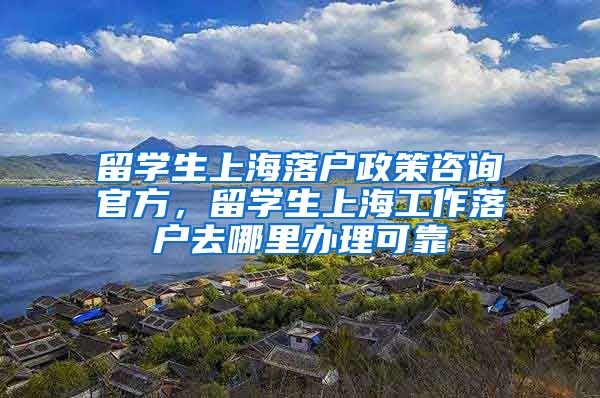 留学生上海落户政策咨询官方，留学生上海工作落户去哪里办理可靠