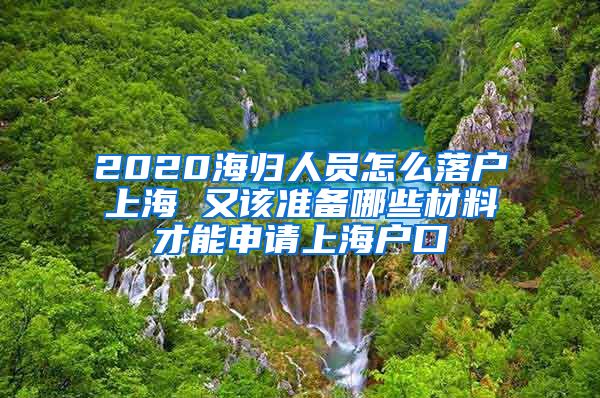 2020海归人员怎么落户上海 又该准备哪些材料才能申请上海户口