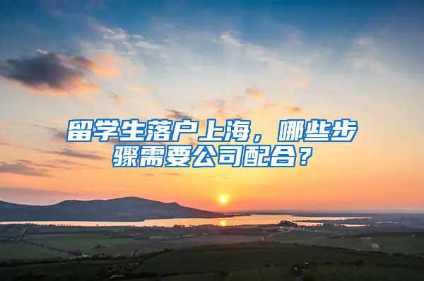 留学生落户上海，哪些步骤需要公司配合？