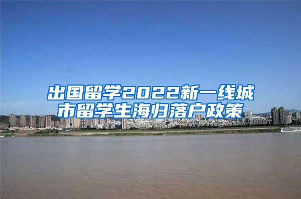 出国留学2022新一线城市留学生海归落户政策