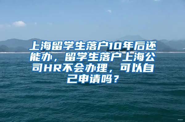 上海留学生落户10年后还能办，留学生落户上海公司HR不会办理，可以自己申请吗？