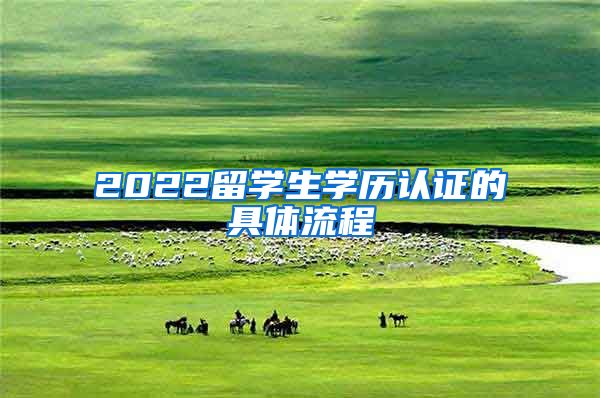 2022留学生学历认证的具体流程