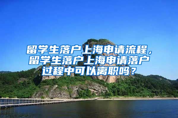 留学生落户上海申请流程，留学生落户上海申请落户过程中可以离职吗？