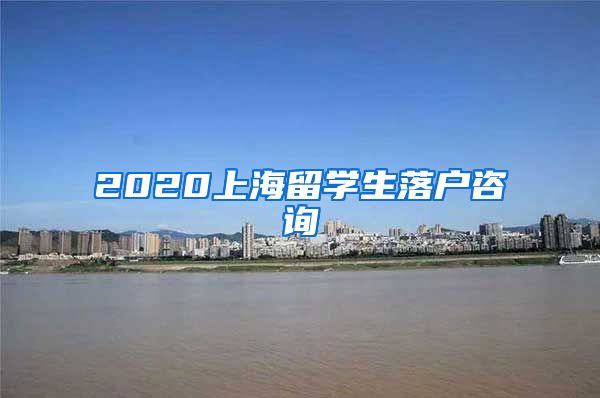 2020上海留学生落户咨询