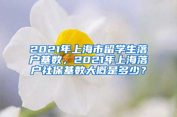 2021年上海市留学生落户基数，2021年上海落户社保基数大概是多少？